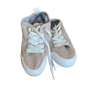 ROXY Blush Pink Canvas Sneakers – Size 7